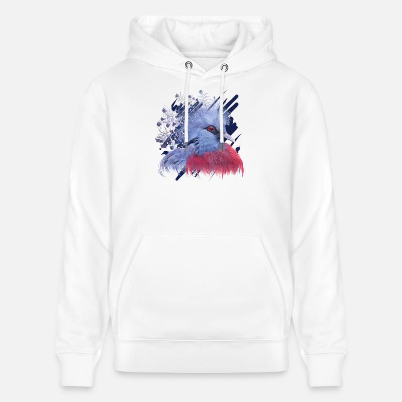 Krontaube - Stanley/Stella Unisex Bio-Hoodie CRUISER  - Weiß