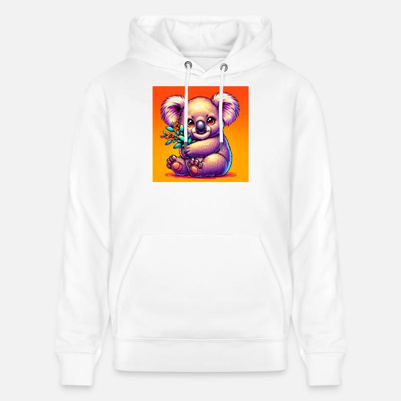 Koala - Sweat à capuche bio CRUISER Stanley/Stella Unisexe - blanc