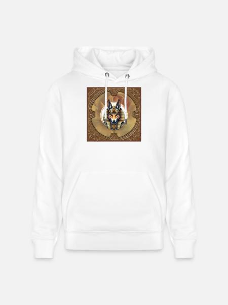 Steampunk Pharao Fuchs - Stanley/Stella Unisex Bio-Hoodie CRUISER - Weiß