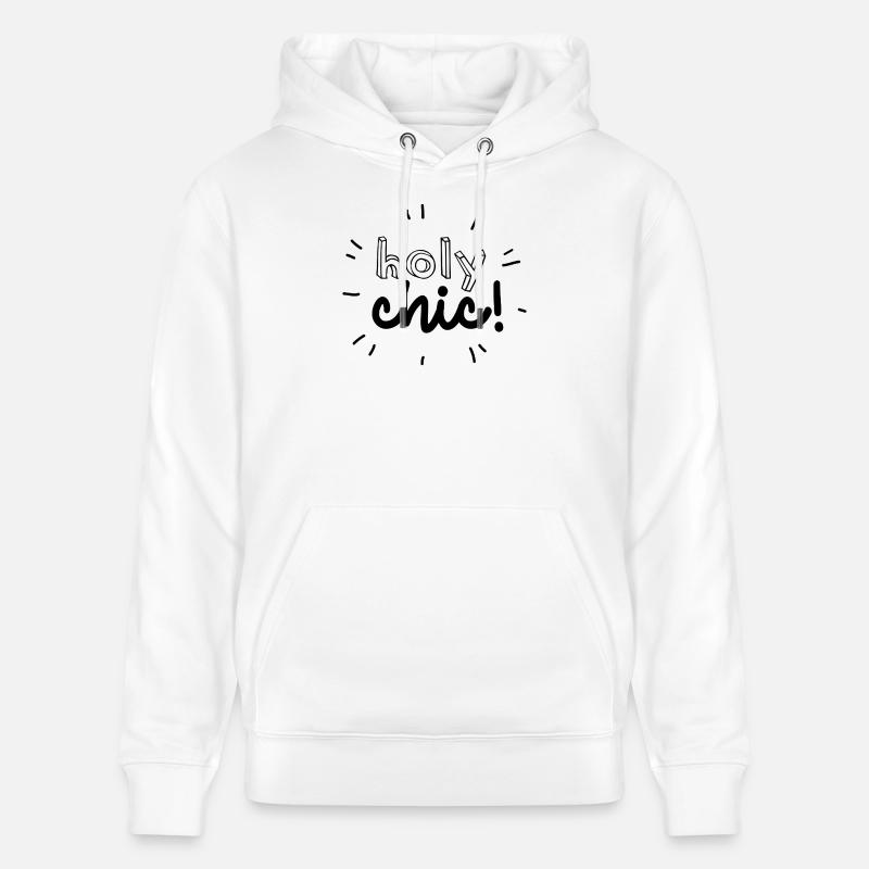 « Sacré chic » - Sweat à capuche bio CRUISER Stanley/Stella Unisexe - blanc