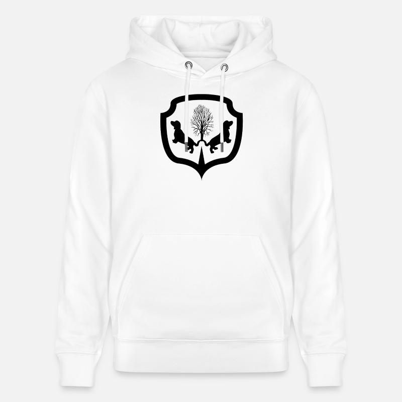 Teckel - Sweat à capuche bio CRUISER Stanley/Stella Unisexe - blanc