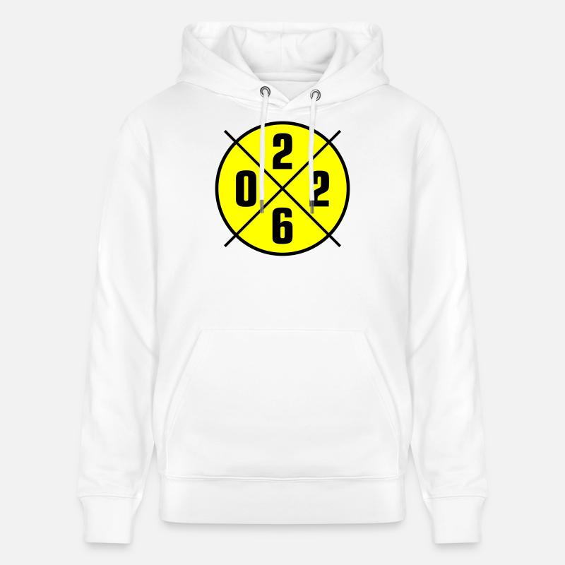 Cercle de l’année 2026 - Sweat à capuche bio CRUISER Stanley/Stella Unisexe - blanc