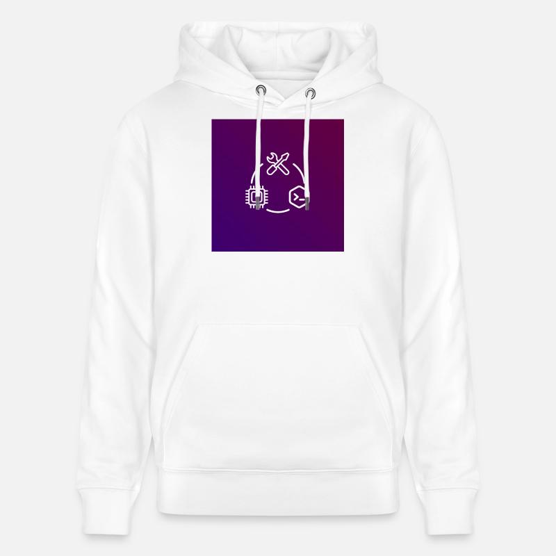 TechKreis Chip Code Tool - Stanley/Stella CRUISER Unisex Organic Hoodie - white