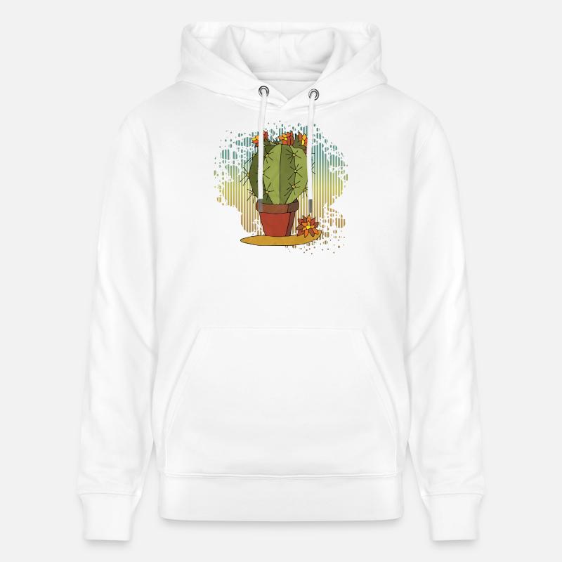Fleur - Sweat à capuche bio CRUISER Stanley/Stella Unisexe - blanc