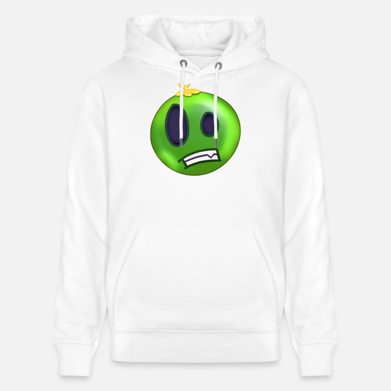 Boule de Noel  Vert Anxieux Lime - Sweat à capuche bio CRUISER Stanley/Stella Unisexe - blanc