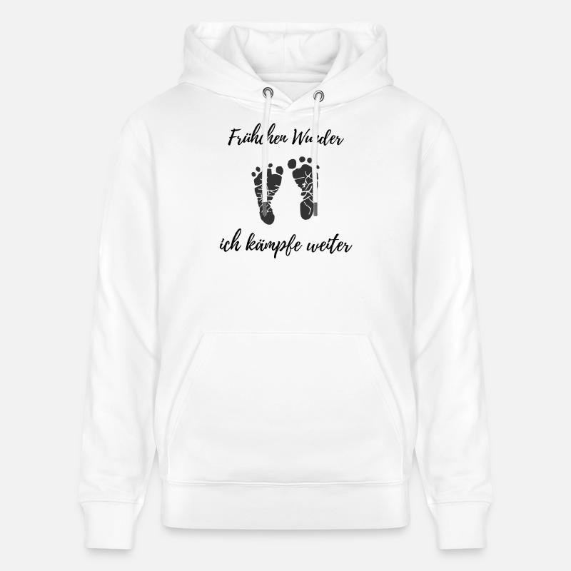 Frühchen Wunder – Ich kämpfe weiter Design - Stanley/Stella Unisex Bio-Hoodie CRUISER  - Weiß