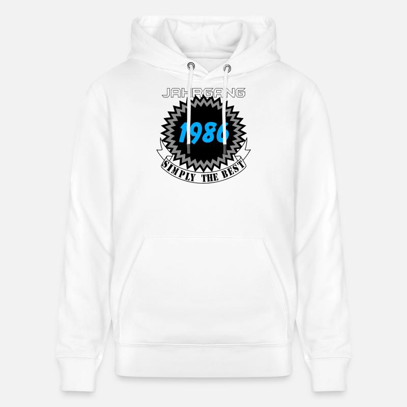 Millésime 1986 – Simplement le meilleur - Sweat à capuche bio CRUISER Stanley/Stella Unisexe - blanc