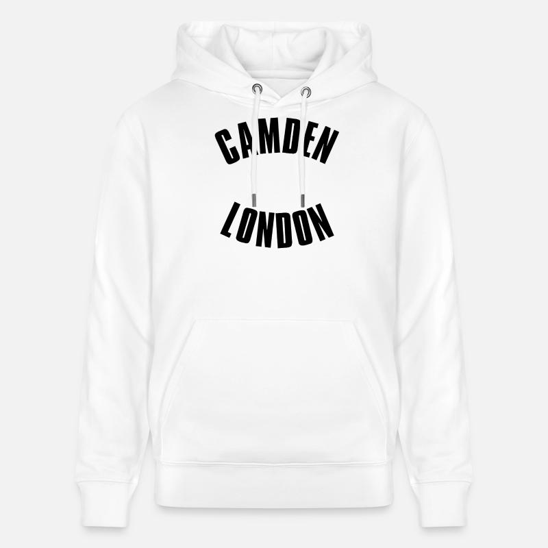 Logo de l’arc de Gamden Londres - Sweat à capuche bio CRUISER Stanley/Stella Unisexe - blanc