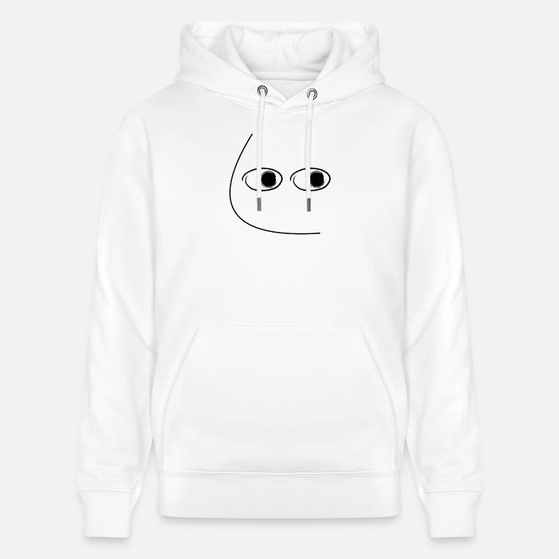 SideEye - Sweat à capuche bio CRUISER Stanley/Stella Unisexe - blanc
