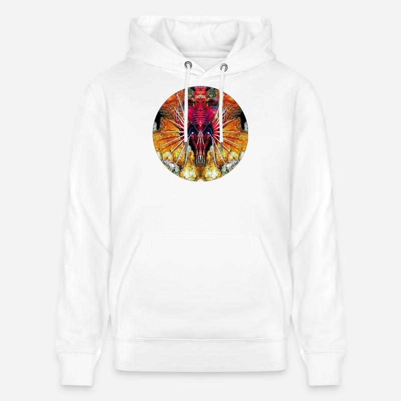 Créatures marines de la nature - Sweat à capuche bio CRUISER Stanley/Stella Unisexe - blanc