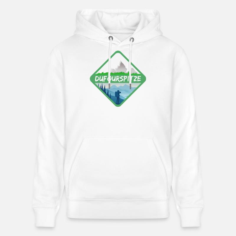 Cadeau pour Dufourspitze - Sweat à capuche bio CRUISER Stanley/Stella Unisexe - blanc