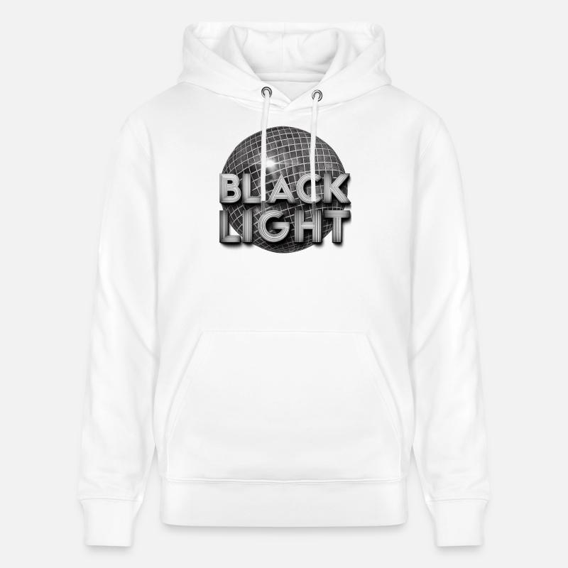Black Light Retro Disco - Sweat à capuche bio CRUISER Stanley/Stella Unisexe - blanc