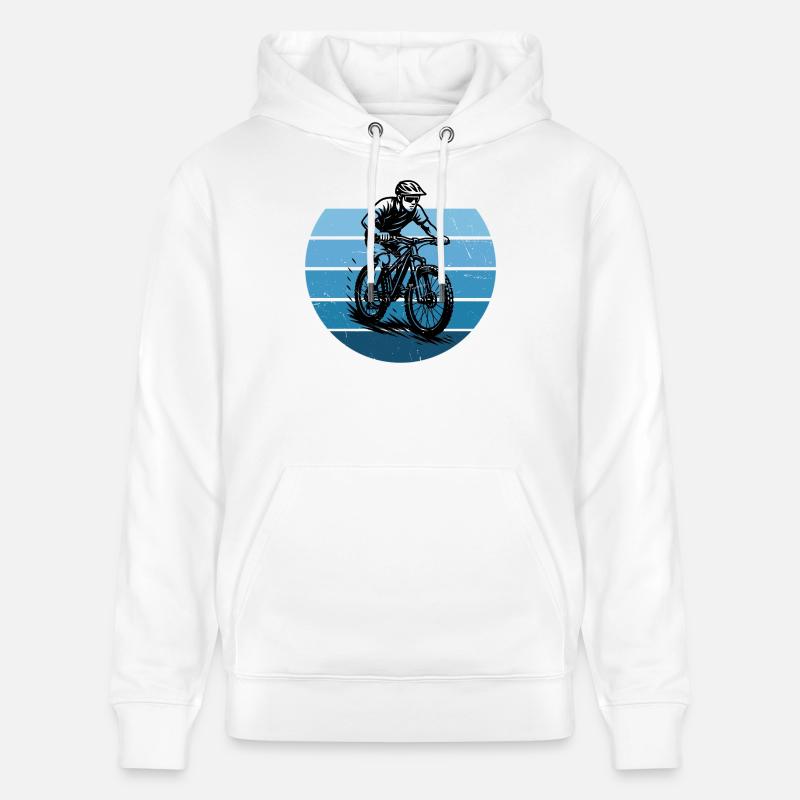 Déclaration directe sur le VTT - Sweat à capuche bio CRUISER Stanley/Stella Unisexe - blanc