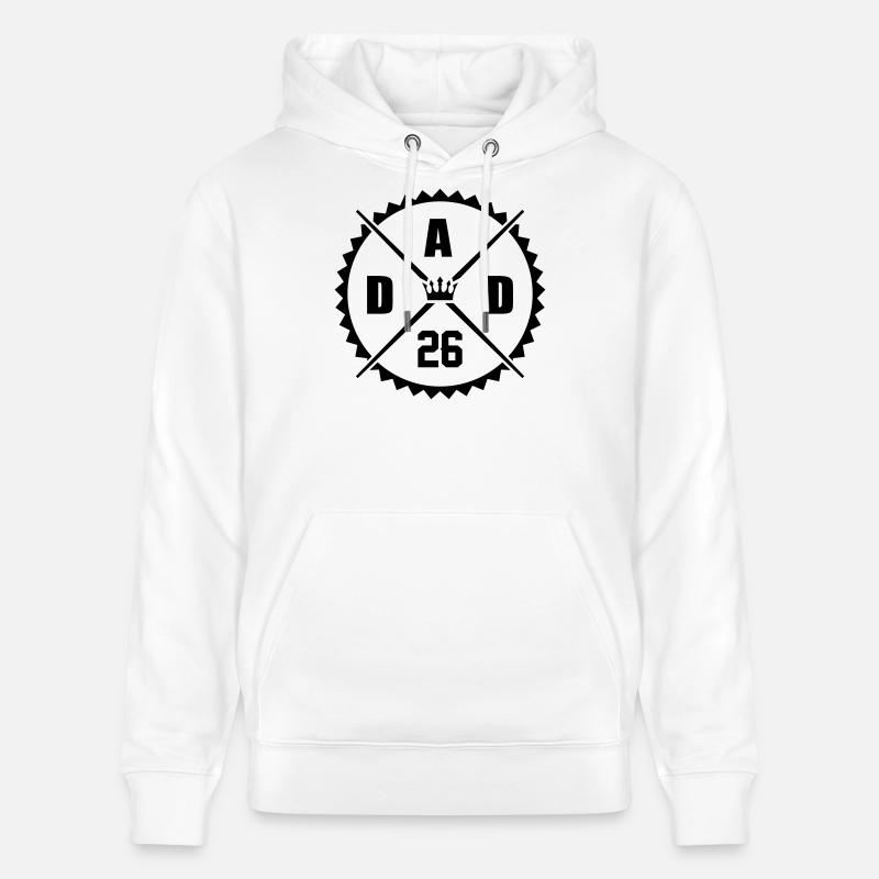 Papa 26 - Sweat à capuche bio CRUISER Stanley/Stella Unisexe - blanc