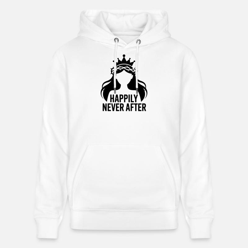 Princesse Silhouette Heureuse et Jamais - Sweat à capuche bio CRUISER Stanley/Stella Unisexe - blanc