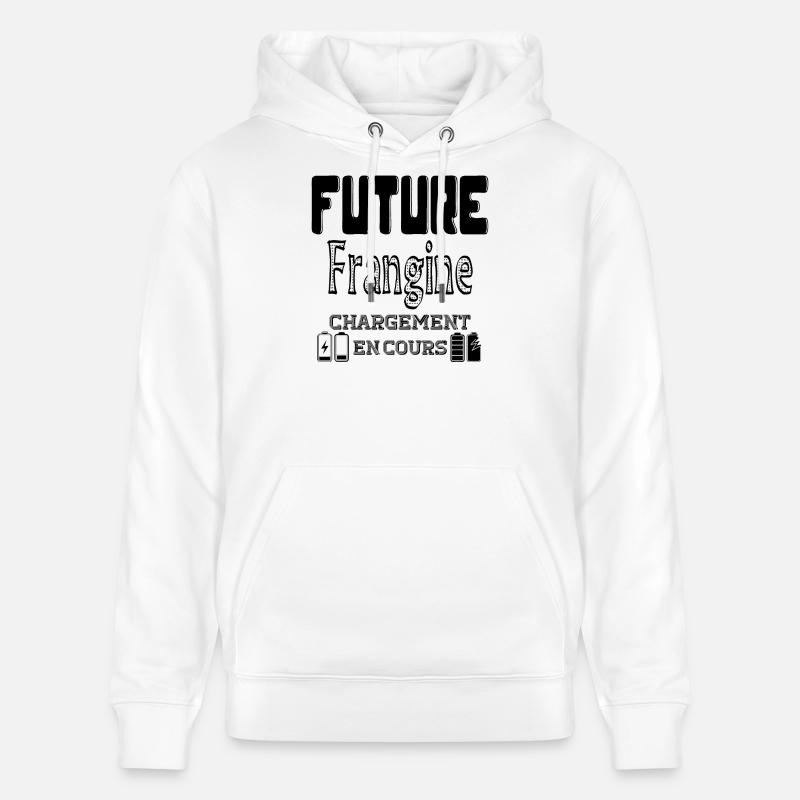 Future Frangine Chargement En Cours - Sweat à capuche bio CRUISER Stanley/Stella Unisexe - blanc