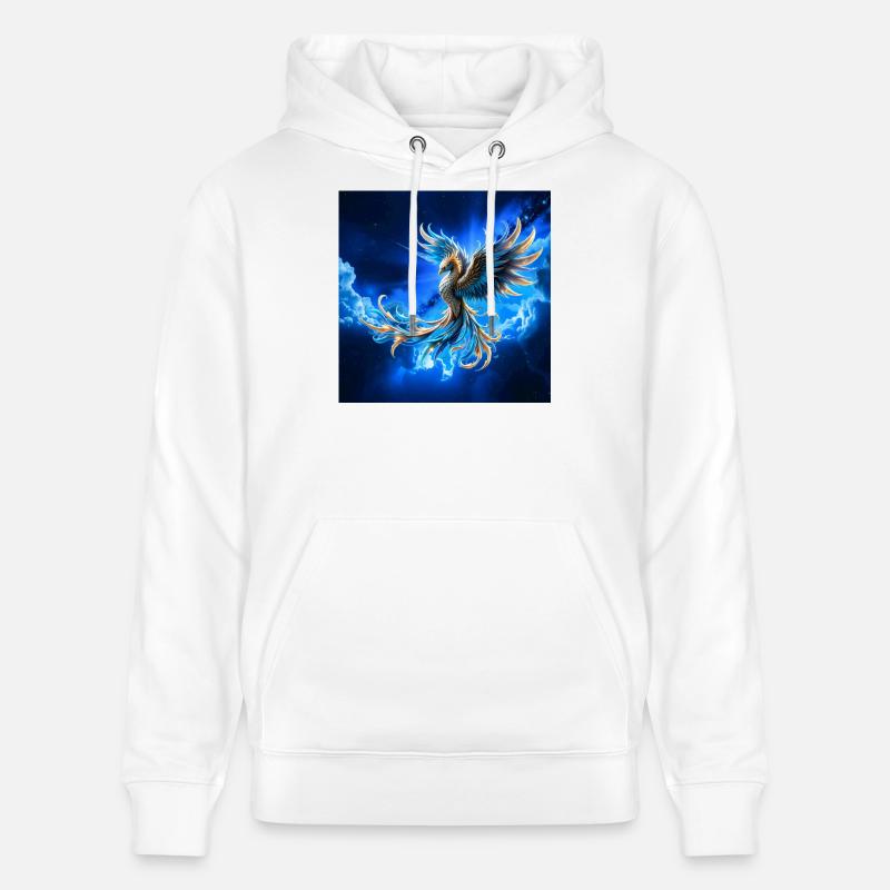 Phénix du Ciel de Feu - Sweat à capuche bio CRUISER Stanley/Stella Unisexe - blanc
