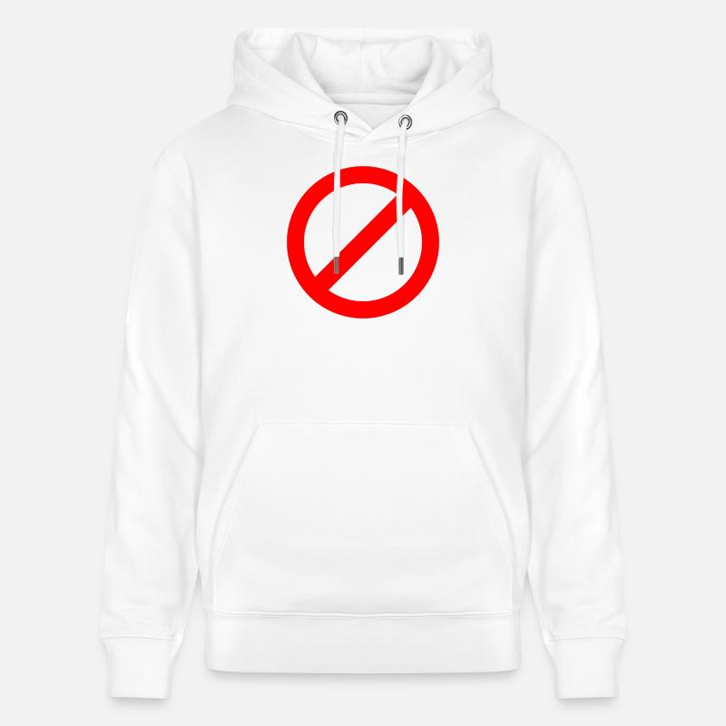 Interdit - Sweat à capuche bio CRUISER Stanley/Stella Unisexe - blanc