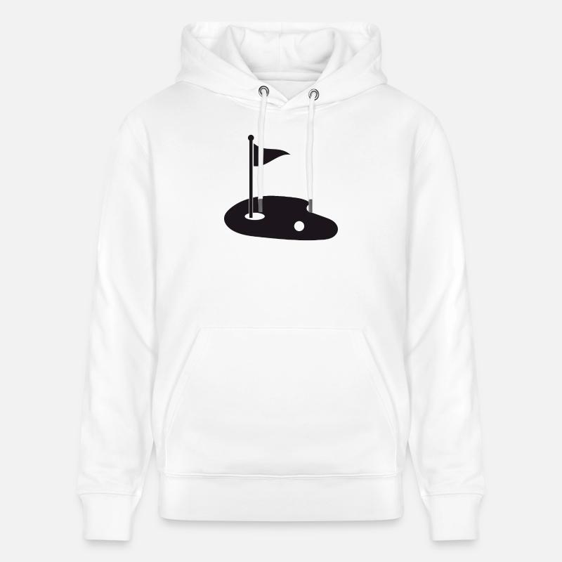 Golf Green - Sweat à capuche bio CRUISER Stanley/Stella Unisexe - blanc