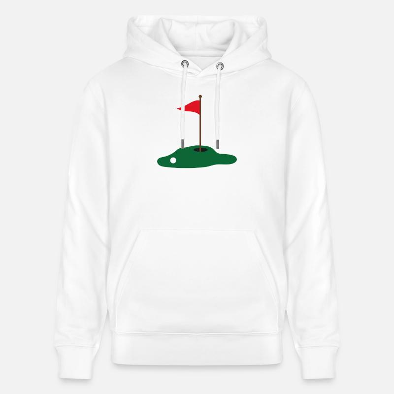 Golf Green - Sweat à capuche bio CRUISER Stanley/Stella Unisexe - blanc