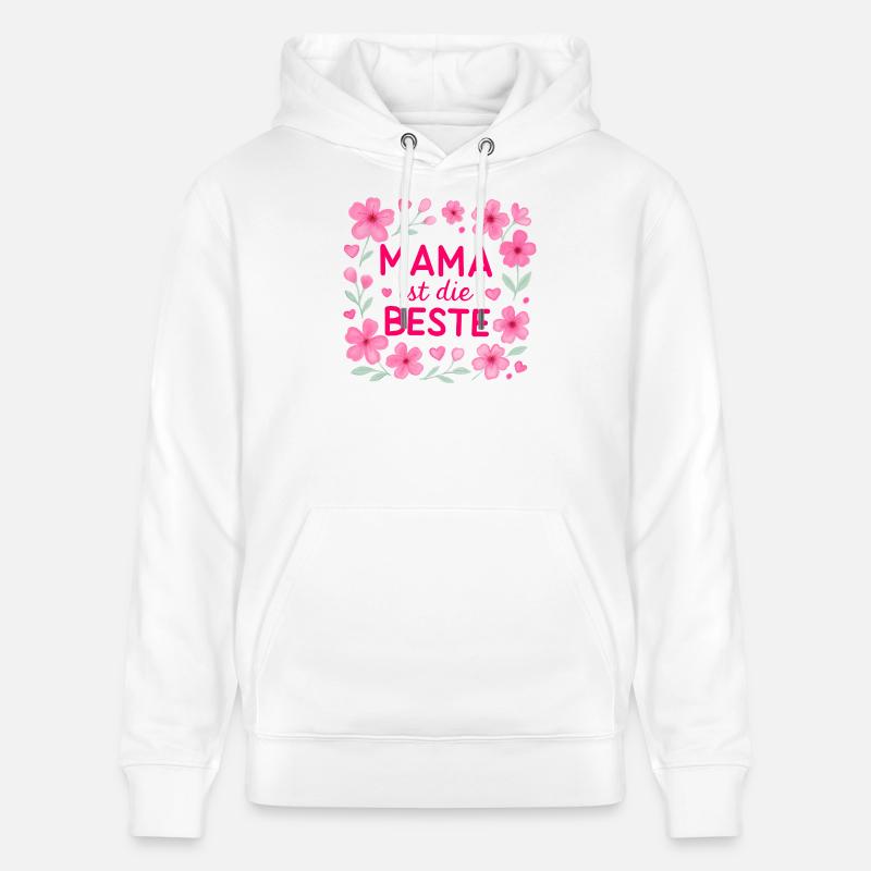 Maman est la meilleure - Sweat à capuche bio CRUISER Stanley/Stella Unisexe - blanc