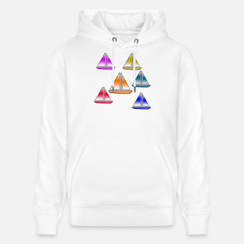 Voile - Sweat à capuche bio CRUISER Stanley/Stella Unisexe - blanc