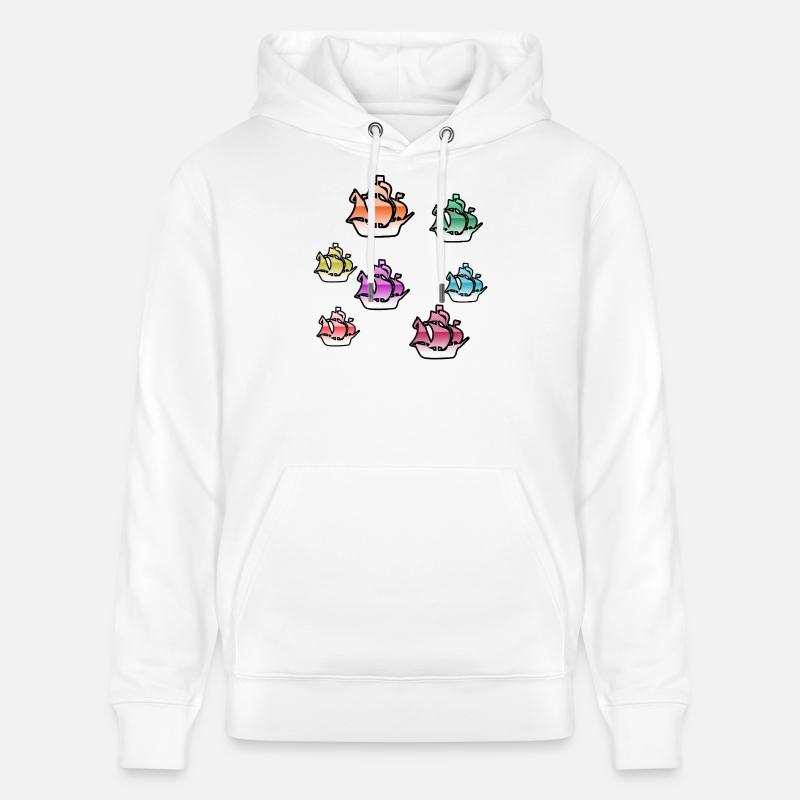 Voile - Sweat à capuche bio CRUISER Stanley/Stella Unisexe - blanc