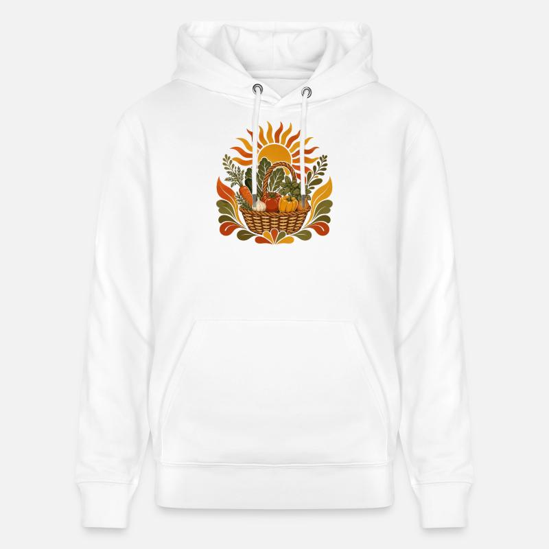 Sommerernte Korb - Stanley/Stella Unisex Bio-Hoodie CRUISER  - Weiß