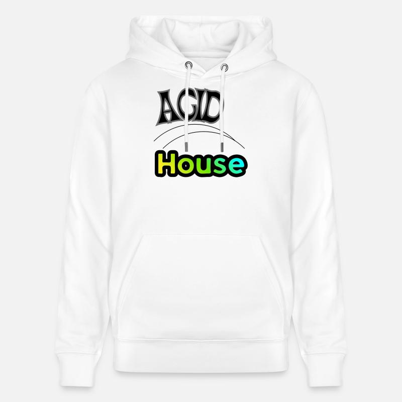 Acid House - Sweat à capuche bio CRUISER Stanley/Stella Unisexe - blanc