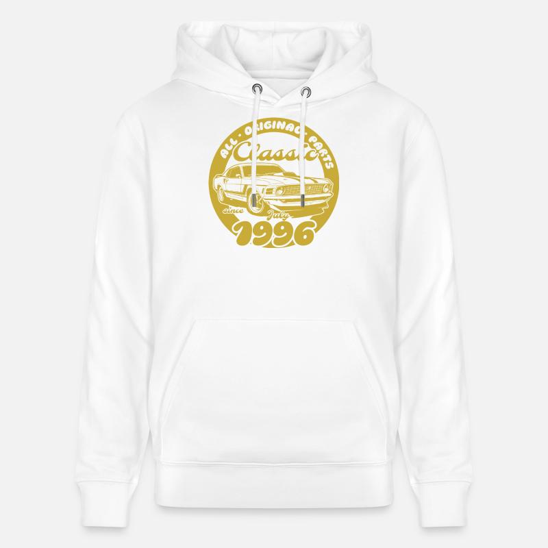30e anniversaire - Classic Musclecar 07/1996 - Sweat à capuche bio CRUISER Stanley/Stella Unisexe - blanc