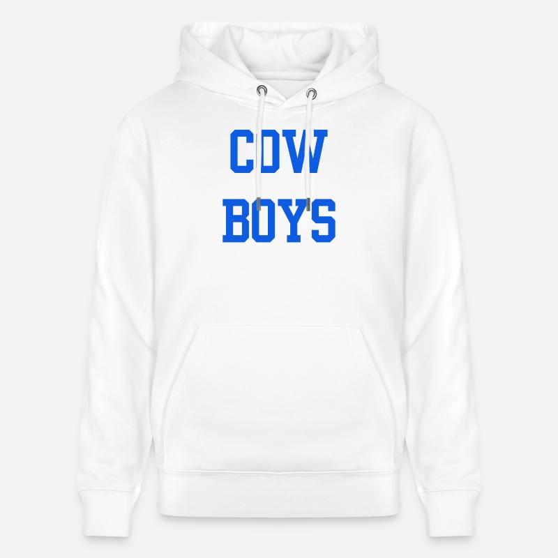 Cowboys - Sweat à capuche bio CRUISER Stanley/Stella Unisexe - blanc