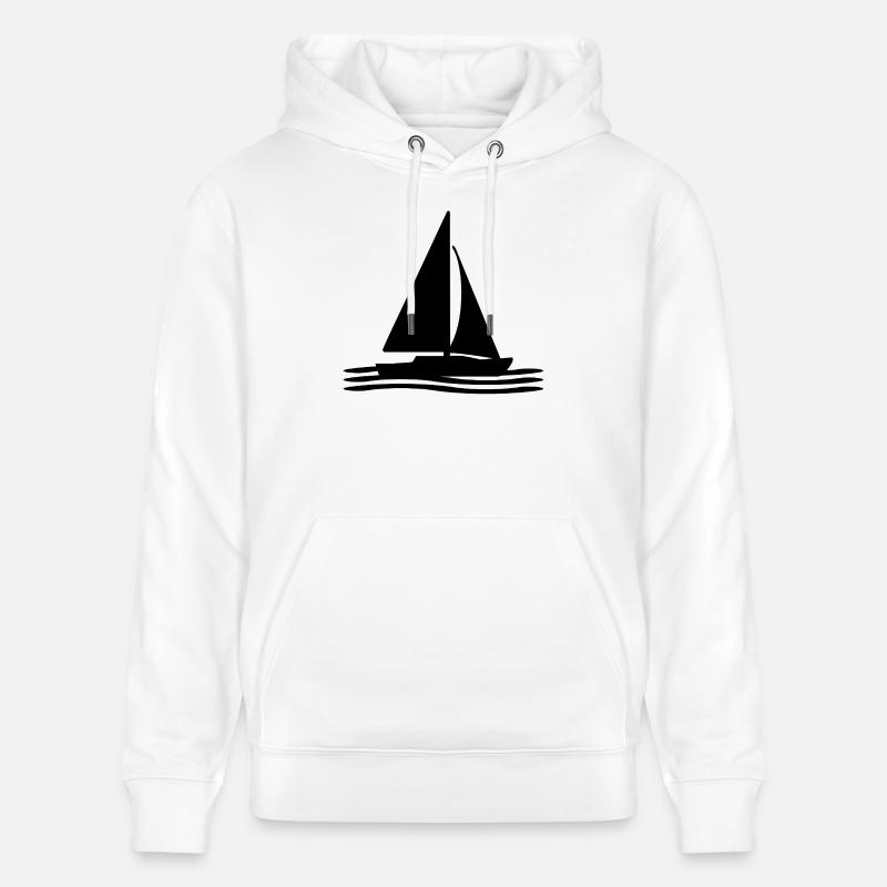 Voile - Sweat à capuche bio CRUISER Stanley/Stella Unisexe - blanc