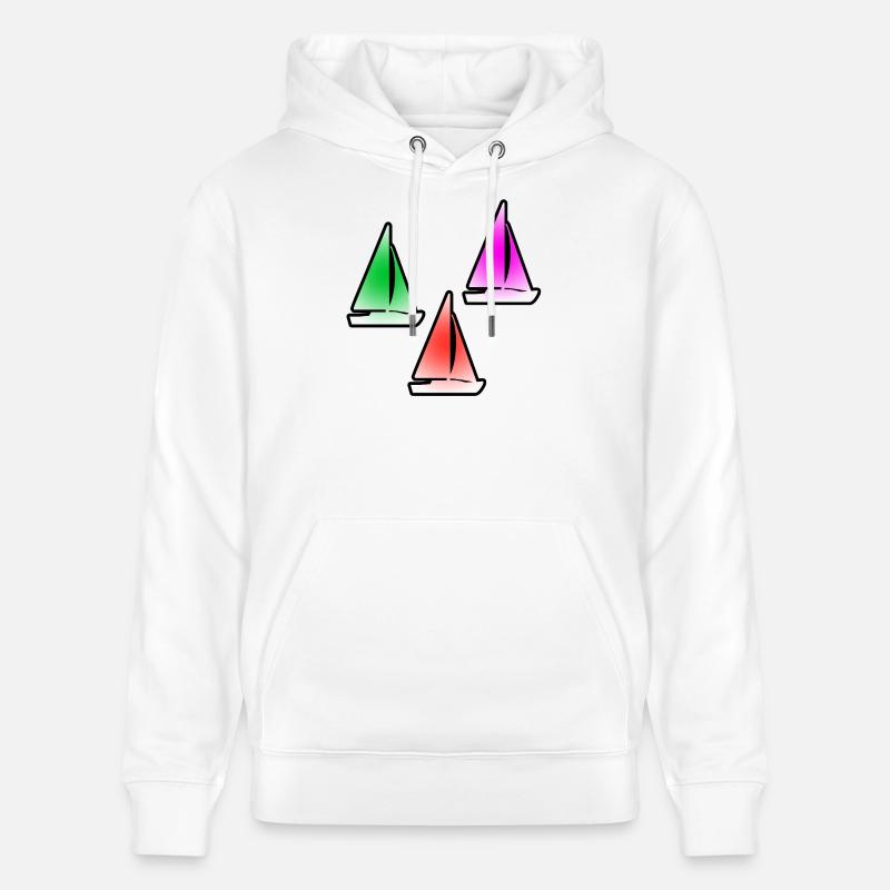 Voile - Sweat à capuche bio CRUISER Stanley/Stella Unisexe - blanc