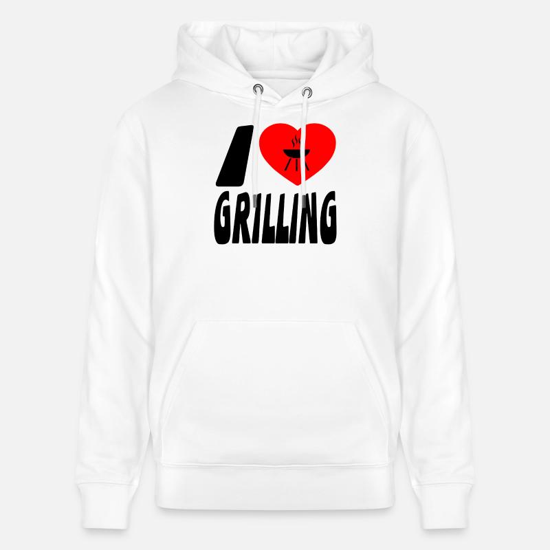 Griller - Sweat à capuche bio CRUISER Stanley/Stella Unisexe - blanc