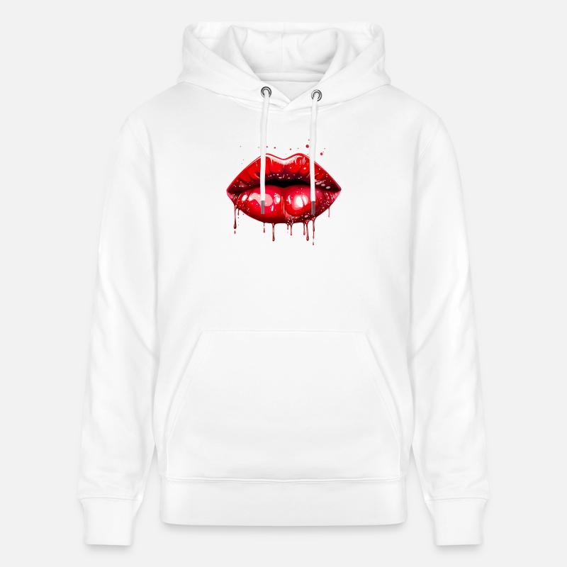 Lipps, Design #3 - Sweat à capuche bio CRUISER Stanley/Stella Unisexe - blanc