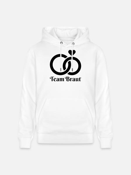 Hochzeit, Verlobung, Hochzeitsfeier - Stanley/Stella Unisex Bio-Hoodie CRUISER - Weiß