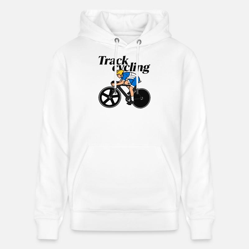 Vélos de piste - Sweat à capuche bio CRUISER Stanley/Stella Unisexe - blanc