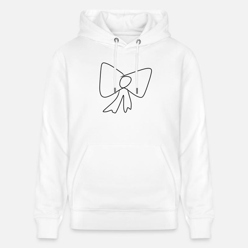 Loop Icon Pattern - Stanley/Stella CRUISER Unisex Organic Hoodie - white