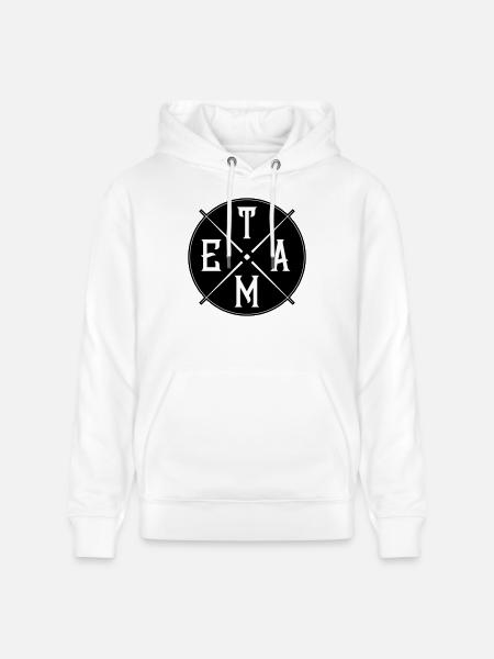 Team Circle - Stanley/Stella CRUISER Unisex Organic Hoodie - white