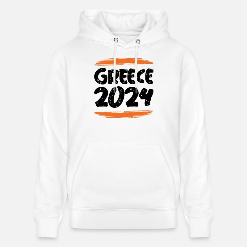 Grèce 2024 - Sweat à capuche bio CRUISER Stanley/Stella Unisexe - blanc