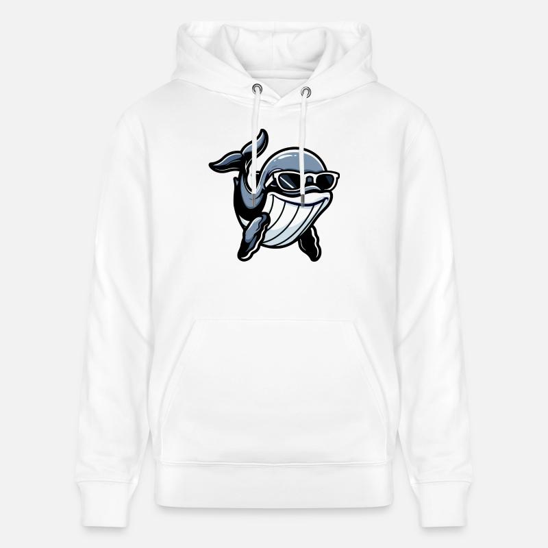Wal Comic Cool - Stanley/Stella Unisex Bio-Hoodie CRUISER  - Weiß