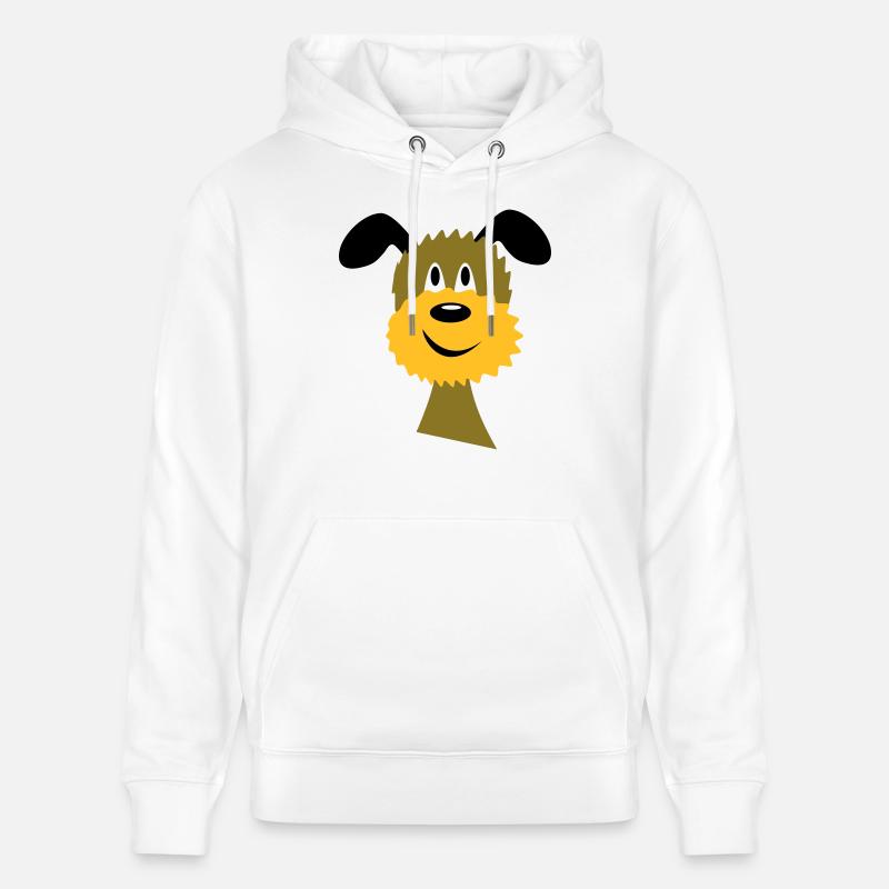 chien - Sweat à capuche bio CRUISER Stanley/Stella Unisexe - blanc