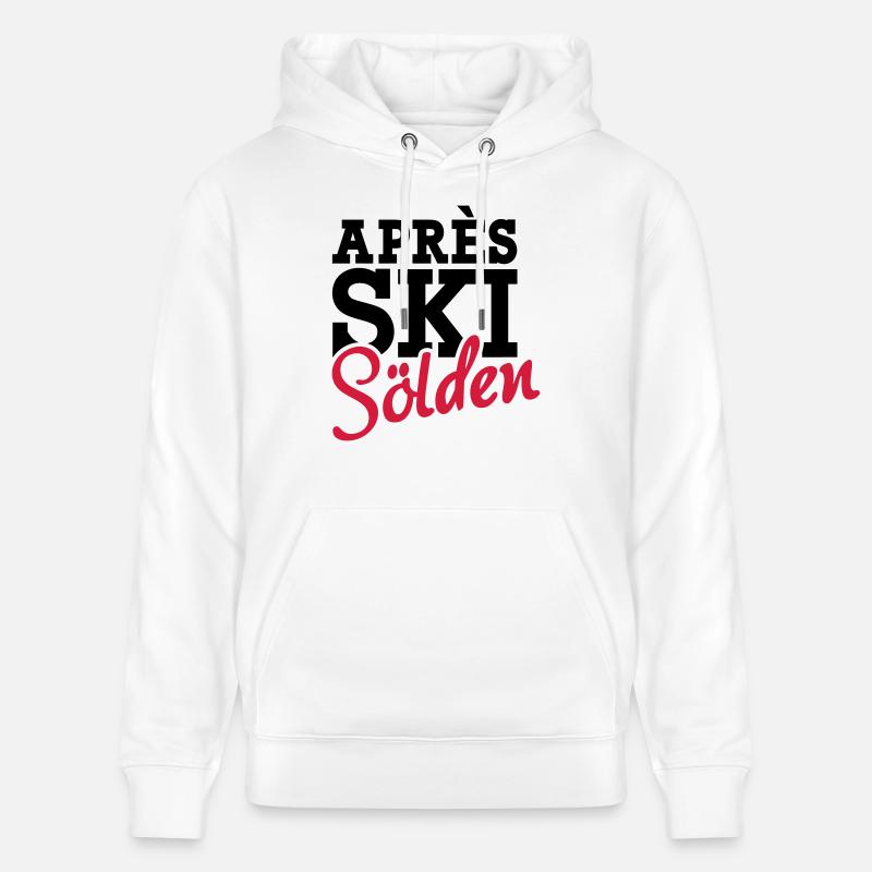 Apres Ski Sölden - Sweat à capuche bio CRUISER Stanley/Stella Unisexe - blanc