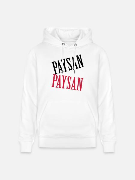 Paysan - Sweat à capuche bio CRUISER Stanley/Stella Unisexe - blanc