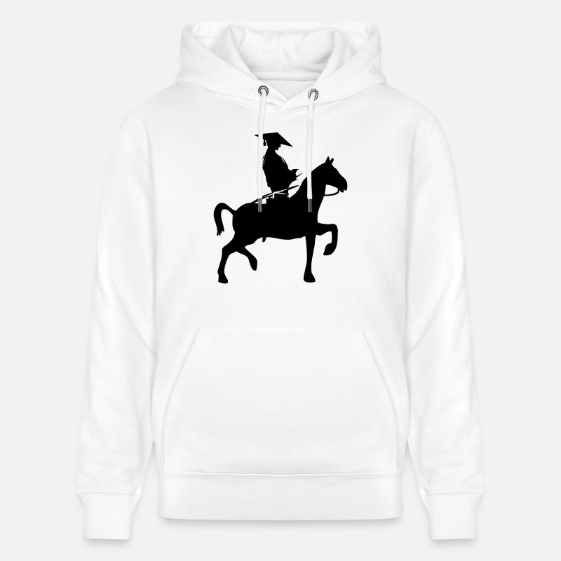 Cavalier samouraï - Sweat à capuche bio CRUISER Stanley/Stella Unisexe - blanc