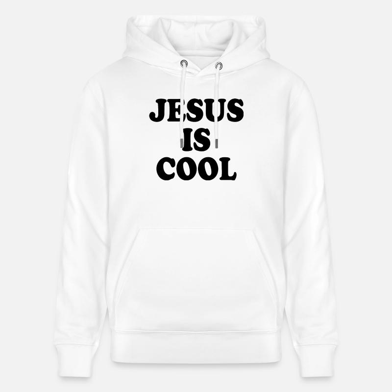 Jesus is cool - Stanley/Stella Unisex Bio-Hoodie CRUISER  - Weiß