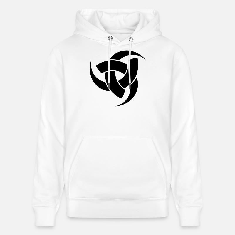Odins Drei-Hörner-Symbol - Stanley/Stella Unisex Bio-Hoodie CRUISER  - Weiß