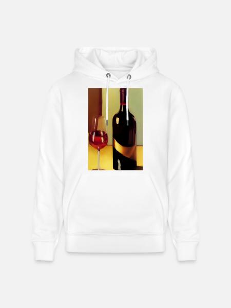 Wein Trinker - Stanley/Stella Unisex Bio-Hoodie CRUISER - Weiß