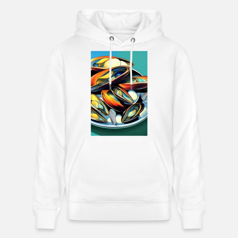 Muscheln - Stanley/Stella Unisex Bio-Hoodie CRUISER - Weiß