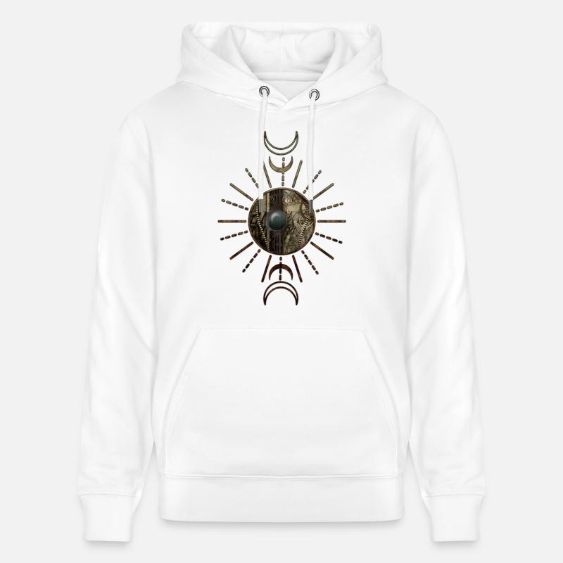 La beauté du design Steampunk - Sweat à capuche bio CRUISER Stanley/Stella Unisexe - blanc